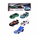 212053172 Majorette 1:64 Porsche Motorsport 5 Pieces Giftpack Geschenkset