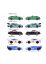 212053172 Majorette 1:64 Porsche Motorsport 5 Pieces Giftpack Geschenkset