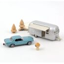270582 Norev Ford Mustang 1968 Blau metallic und...