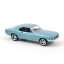 270582 Norev Ford Mustang 1968 Blau metallic und Airstream Caravan Jet-car