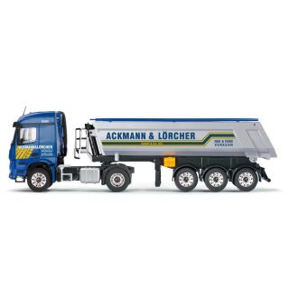 78231/03 Conrad 1:50 Rundmulden Sattelkipper MB Arocs StreamSpace Achmann & Lörcher