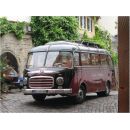 450284300 Schuco 1:43 Setra S6 braun/rot