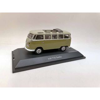 450359200 Schuco 1:43 VW T1b Samba grün/grau