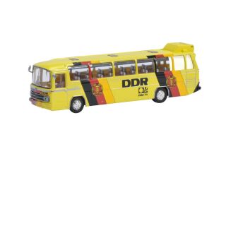452615800 Schuco 1:87 Mannschaftsbus DDR WM 74 O 302 Fußball Mannschaft Bus