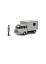 450365600 Schuco 1:43 Barkas B 1000 Kofferwagen mit Figuren