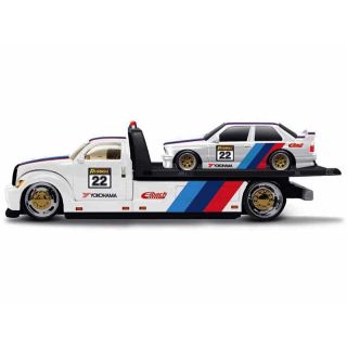 15055-08081 Maisto 1:64 FLATBED BMW M3 E30 #22 1988 Transporter