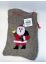 46005 Jutesack mit Weihnachtsmann natur 20x30 cm Geschenksack Säckchen Nikolaus Weihnachtsmann