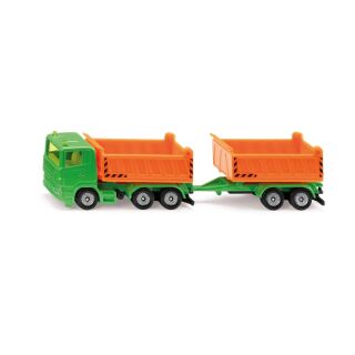 1685 Siku LKW mit Kippmulde und Anhänger