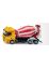 3539 Siku 1:50 Fahrmischer Betonmischer MB Actros Liebherr rot weiß