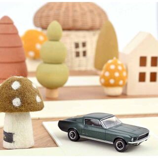 270583 Norev 1:43 Ford Mustang Fastback 1968 Satin Grün Metallic "Bullitt" Jet-car