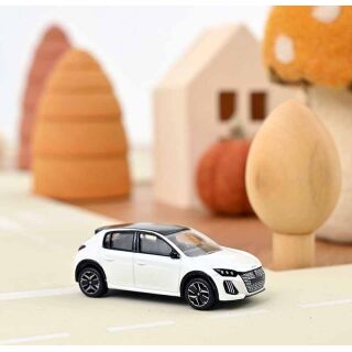 310966 Norev 1:64 Peugeot 208 2024 Schneewhite Bianca White