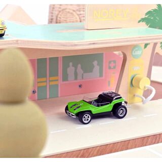 841106 Norev 1:43 Con-Ferr Dune Buggy 1968 Grün Jet car