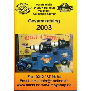 Matchbox 2003 Dinky Katalog 1:43 100 Jahre Ford 52 Seiten Schwarz-Weiß Bilder
