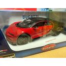 18-11044 Bburago 1:18 Bugatti rot / schwarz
