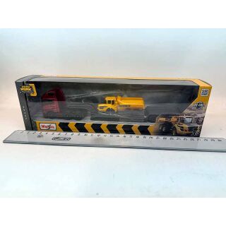 11541-18999 Maisto Volvo FH16 + VOLVO A25G ARTICULATED HAILER DU Muldenkipper