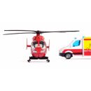 1748 Siku 1:87 Mercedes-Benz Rettungswagen und Helikopter
