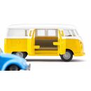 2567 Siku 1:50 VW T1 mit Anhänger und VW Käfer