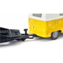 2567 Siku 1:50 VW T1 mit Anhänger und VW Käfer