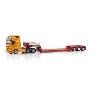 01-4529 WSI 1:50 Kranringen VOLVO FH5 GLOBETROTTER XL Tieflader