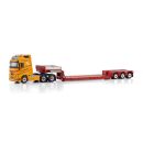 01-4529 WSI 1:50 Kranringen VOLVO FH5 GLOBETROTTER XL Tieflader