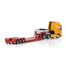 01-4529 WSI 1:50 Kranringen VOLVO FH5 GLOBETROTTER XL Tieflader