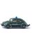 1560 Siku VW Käfer Polizei dunkelgrün