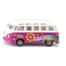 2364 Siku 1:50 VW T1 Samba Flower-Power-Design Spielzeugbus
