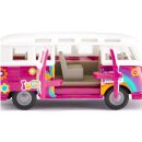 2364 Siku 1:50 VW T1 Samba Flower-Power-Design Spielzeugbus
