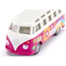 2364 Siku 1:50 VW T1 Samba Flower-Power-Design Spielzeugbus