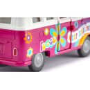 2364 Siku 1:50 VW T1 Samba Flower-Power-Design Spielzeugbus