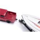 2568 Siku 1:50 Ford F150 mit Motorboot