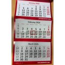 Mammoet Kalender 2026 Wandkalender 4 Monatskalender