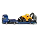 1761 Siku 1:87 MAN TGX Tieflader  Lkw mit Baggerlader