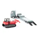 1762 Siku 1:87 MAN TGX Lkw mit Planierraupe