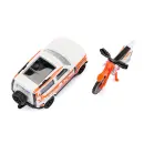 1114 Siku Land Rover Defender mit KTM SX-F 450 PKW