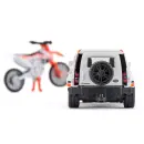 1114 Siku Land Rover Defender mit KTM SX-F 450 PKW