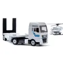 1759 Siku 1:87 MAN Lkw mit Polizei Helikopter