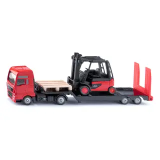 1763 Siku 1:87 MAN Lkw mit Linde Gabelstapler