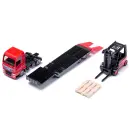 1763 Siku 1:87 MAN Lkw mit Linde Gabelstapler