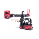 1763 Siku 1:87 MAN Lkw mit Linde Gabelstapler