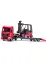 1763 Siku 1:87 MAN Lkw mit Linde Gabelstapler