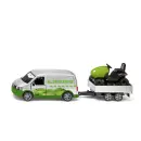 2005 Siku VW T6 mit Rasentraktor