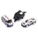2569 Siku 1:55 Volkswagen ID. Buzz mit Porsche 911 GT3 RS auf Anhänger