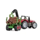 1134 Siku Massey Ferguson mit Forstanhänger