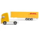 1627 Siku 1:87 Volvo Sattelzug DHL