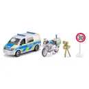 2562 Siku 1:50 VW T6 mit BMW Polizeimotorrad