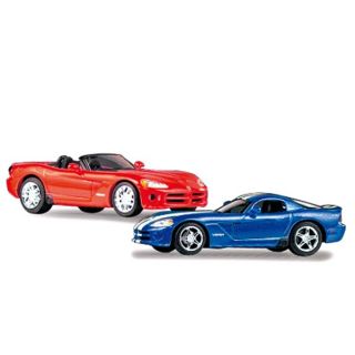 649530 NOREV 1:64 Dodge Viper x2 Coupé blau/weiß + Convertible rot 2006 2er Set