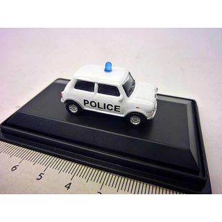25436 SCHUCO 1:87 Mini Cooper Police Austin Morris