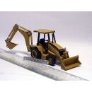 434 NZG 1:50 Caterpillar 416C Backhoe Loader Mobilbagger...
