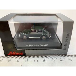 25703 SCHUCO 1:87 VW Käfer POLIZEI Österreich